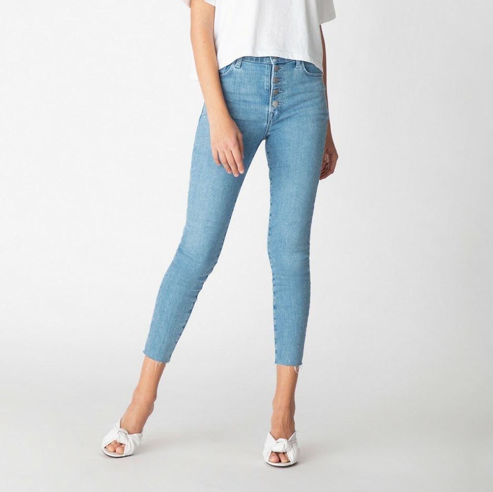 J Brand | The Carolina Crop w. Button Fly